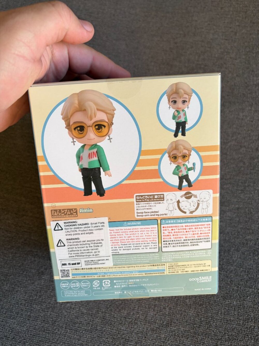BRAND NEW TinyTAN Series Jimin Nendoroid Doll BTS Official Action Figure Good - Picture 4 of 5